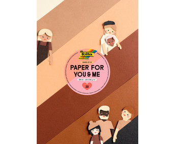 folia Tonpapier & Fotokarton Shades of Us DIN A4 20 Blatt 10 Farben