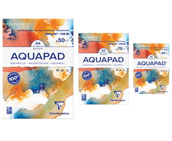 Clairefontaine Aquarellblock naturweiß 300 g/m²