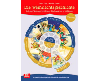 Die Weihnachtsgeschichte Ein Legekreis in 10 Bildern