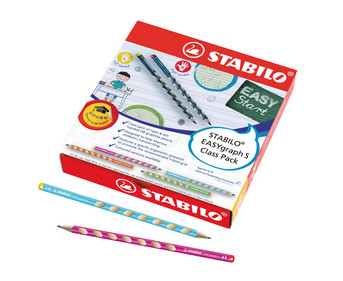 STABILO® Bleistifte EASYgraph für Rechts und Linkshändige 48 Stück bunt