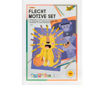 folia Flechtmotive Bastelset Safari 225 Teile