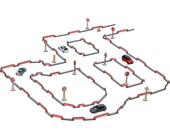goki Straßenbau Spielset FlexiRoads