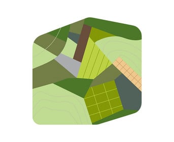 Teppich Landschaft