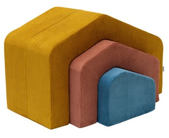 Betzold Haus Softbausteine aus Cord 3 teilig