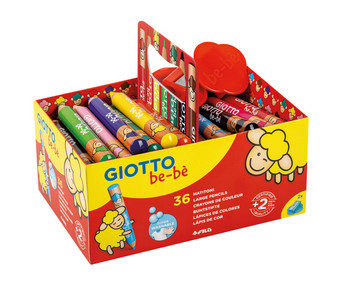 GIOTTO be bè Jumbo Buntstifte 12 Farben 36 Stück