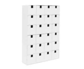 Adventskalender mit 24 Schubladen blanko