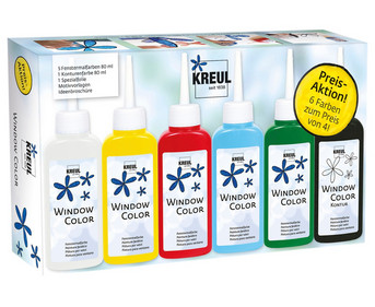 KREUL Window Color Set 8 teilig
