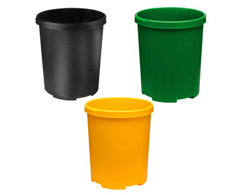 HAN Großpapierkorb KLASSIK XXL 50 Liter 2 Griffmulden extra stabil