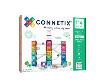 Connetix Kugelbahn Set Regenbogen 114 teilig