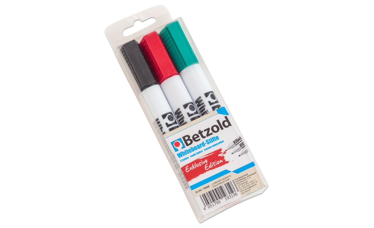 Betzold Whiteboard-Marker, 3er-Set