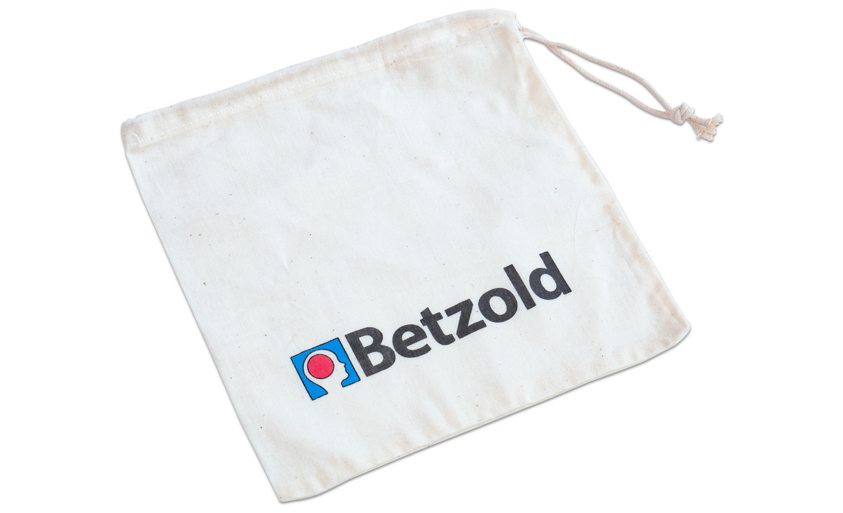 Betzold Stoffbeutel mit Aufdruck, 5 Stück
